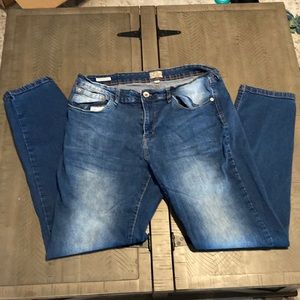 Weatherproof Mens Size 38x32 Vintage Straight Fit Blue Denim Cotton Blend Jeans